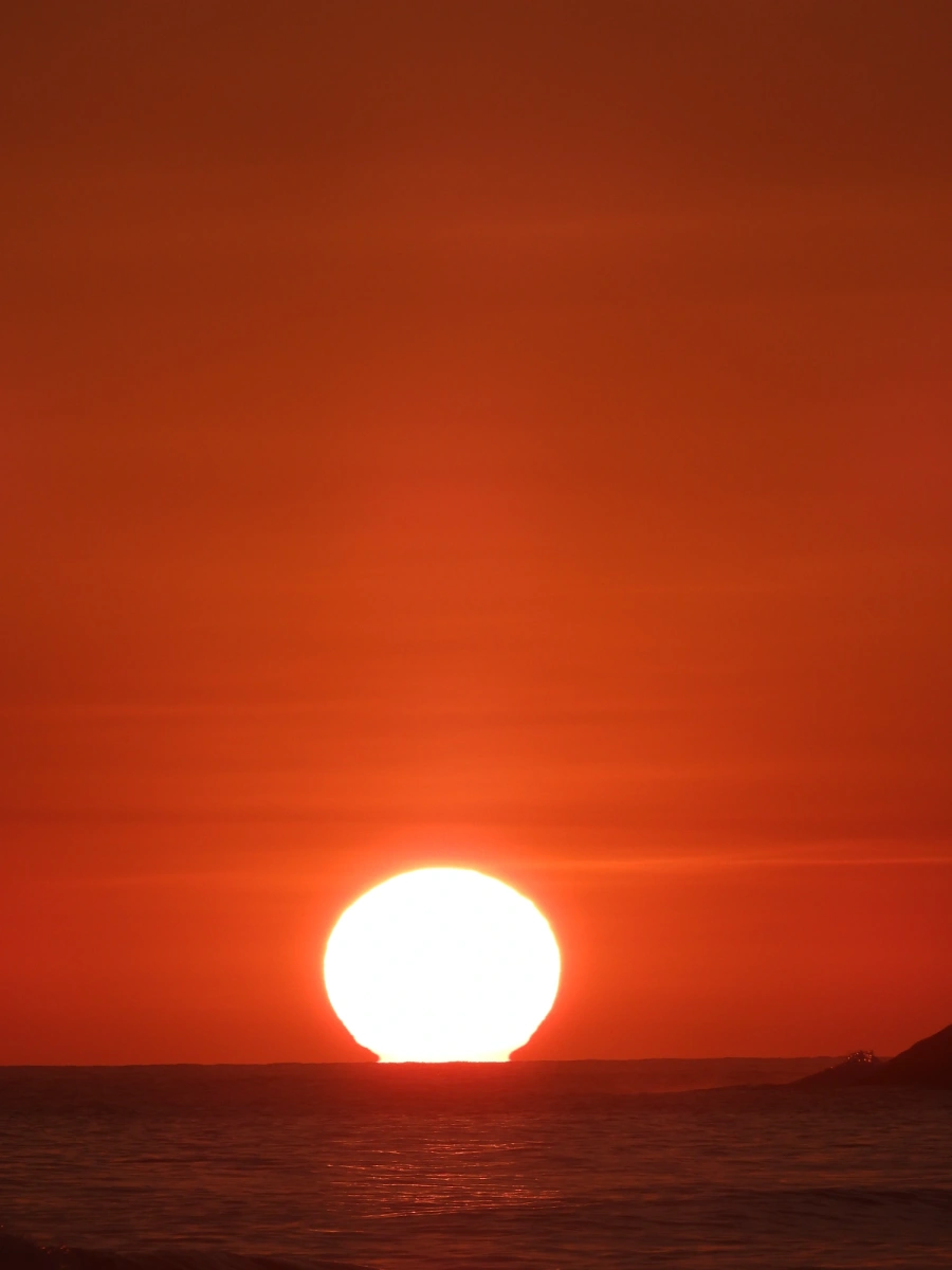 Pôr do sol em Maresias, 30 de novembro de 2023
