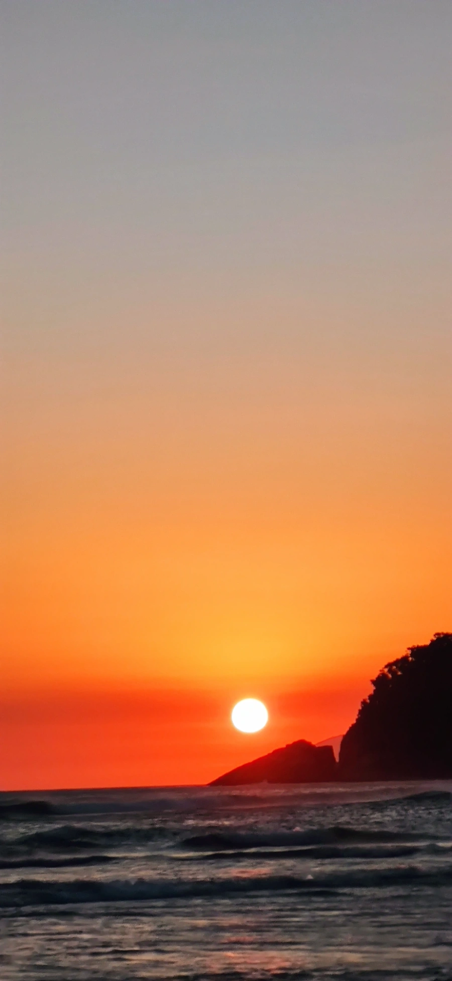 Pôr do sol em Maresias, 25 de novembro de 2020