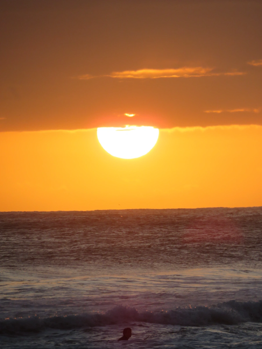 Pôr do sol em Maresias, 25 de dezembro de 2021