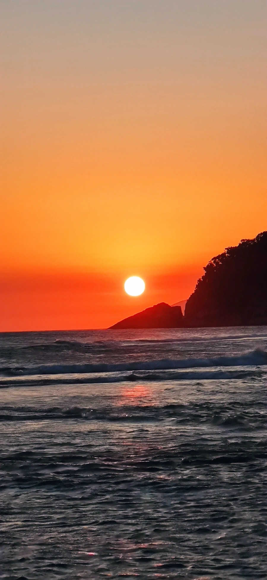 Pôr do sol em Maresias, 25 de novembro de 2020