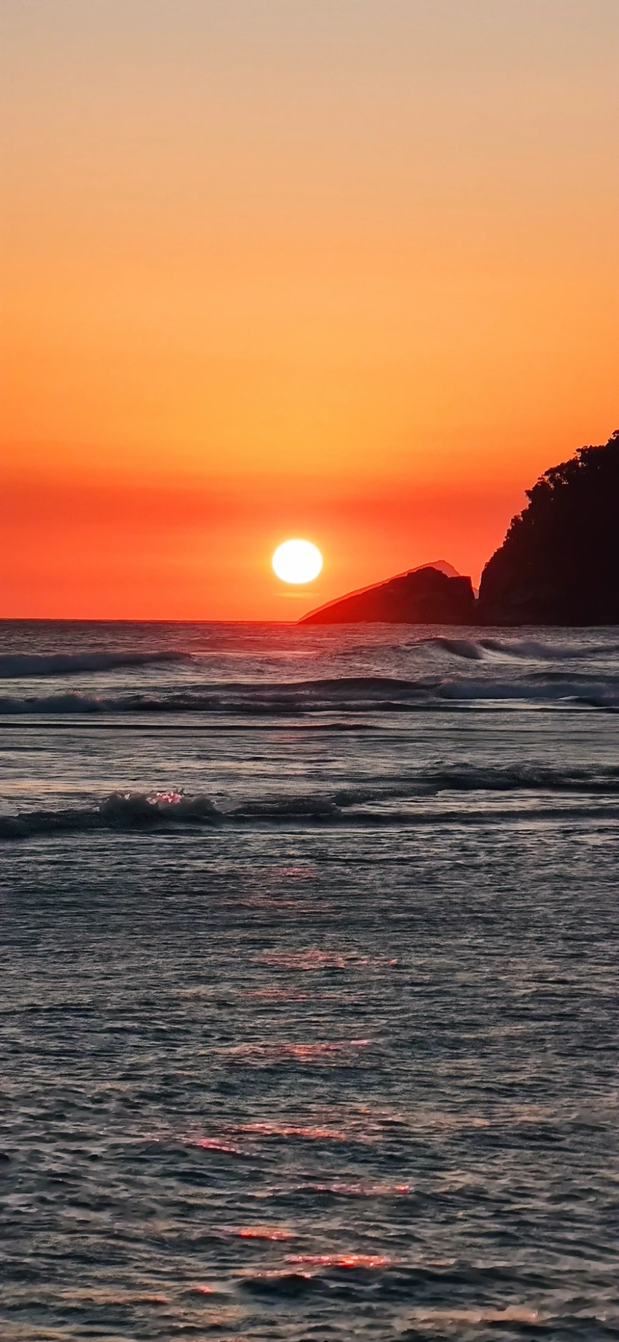 Pôr do sol em Maresias, 25 de novembro de 2020