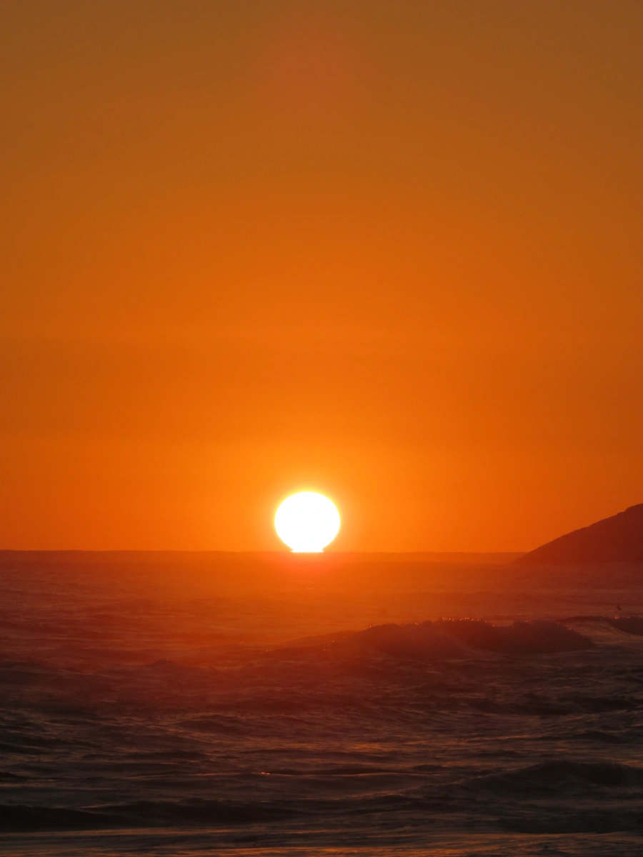 Pôr do sol em Maresias, 10 de dezembro de 2021