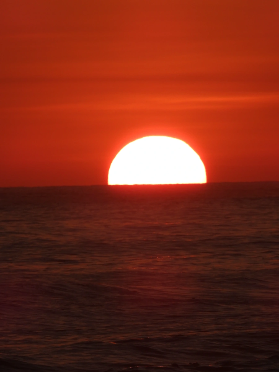 Pôr do sol em Maresias, 30 de novembro de 2023