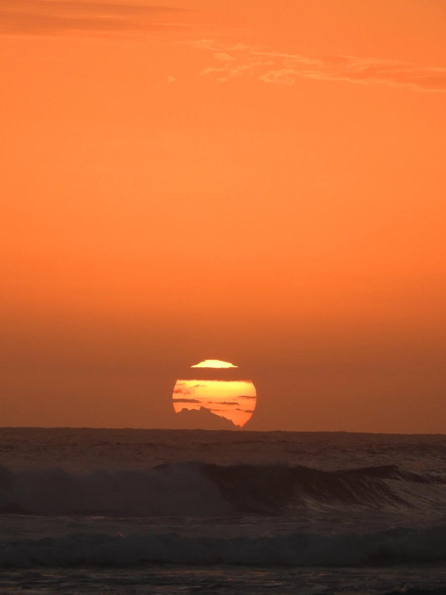 Pôr do sol em Maresias, 27 de dezembro de 2023
