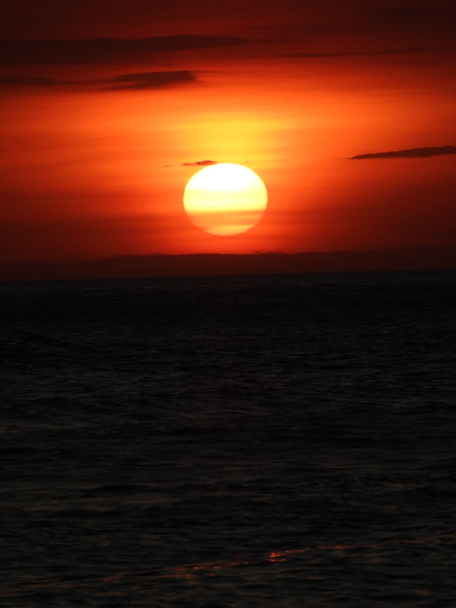 Pôr do sol em Maresias, 23 de dezembro de 2025