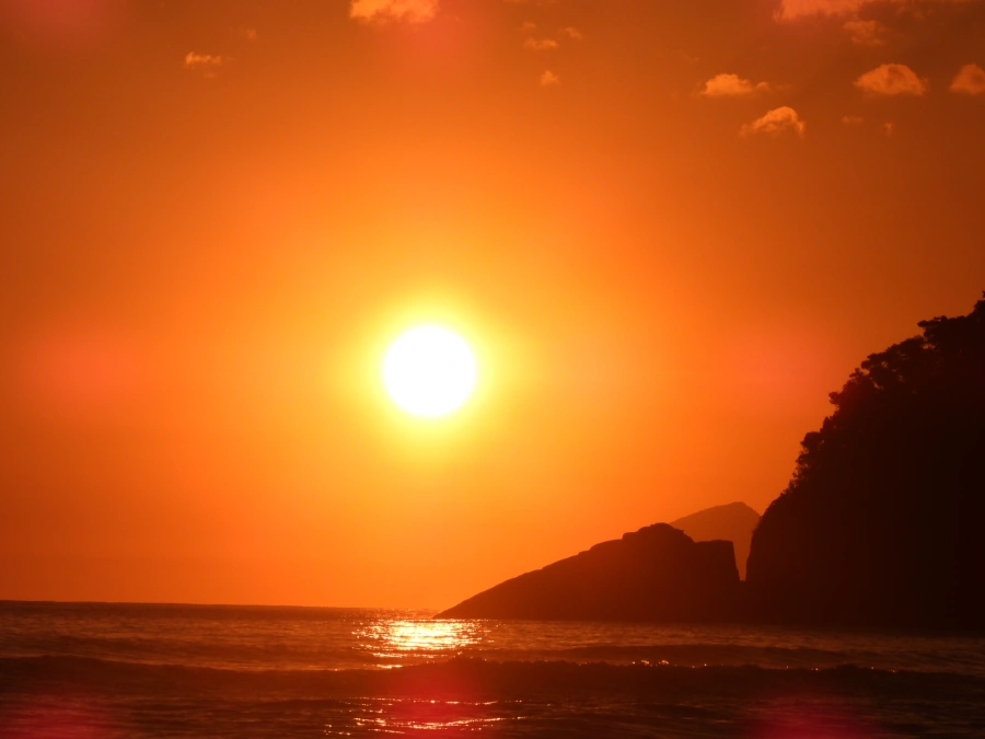 Pôr do sol em Maresias, 30 de novembro de 2023