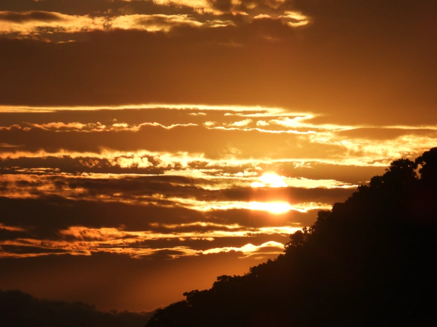 Pôr do sol em Maresias, 29 de janeiro de 2024