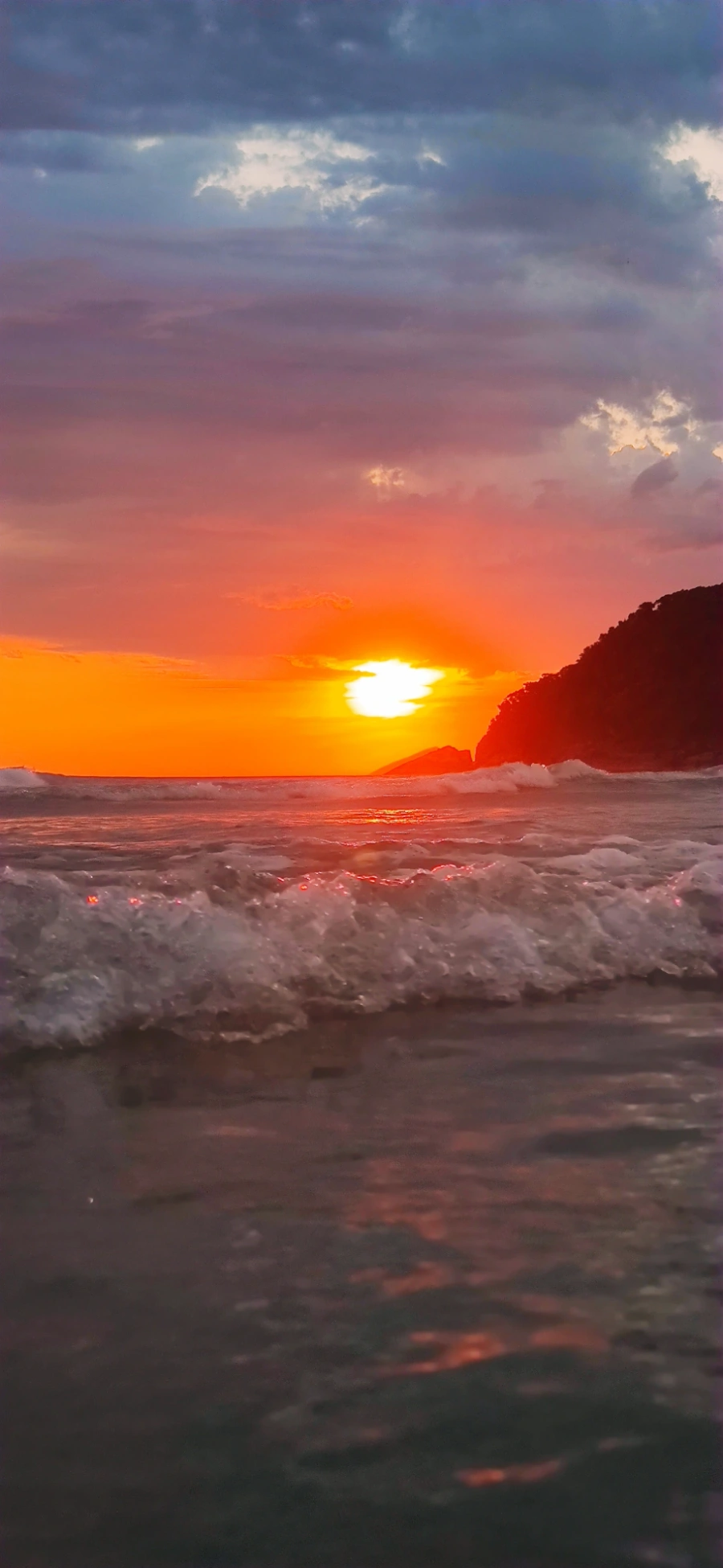 Pôr do sol em Maresias, 26 de novembro de 2020