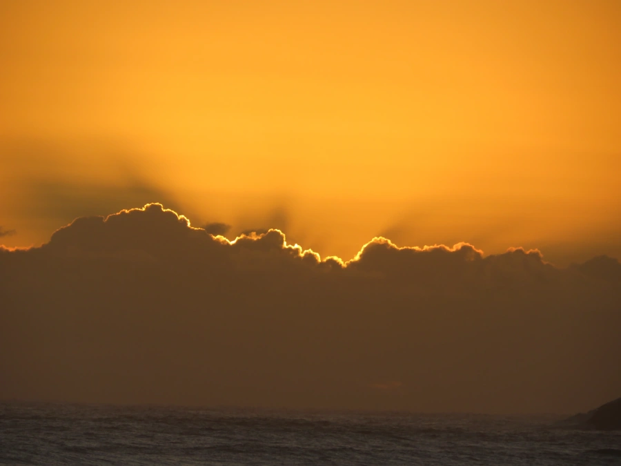 Pôr do sol em Maresias, 9 de dezembro de 2021