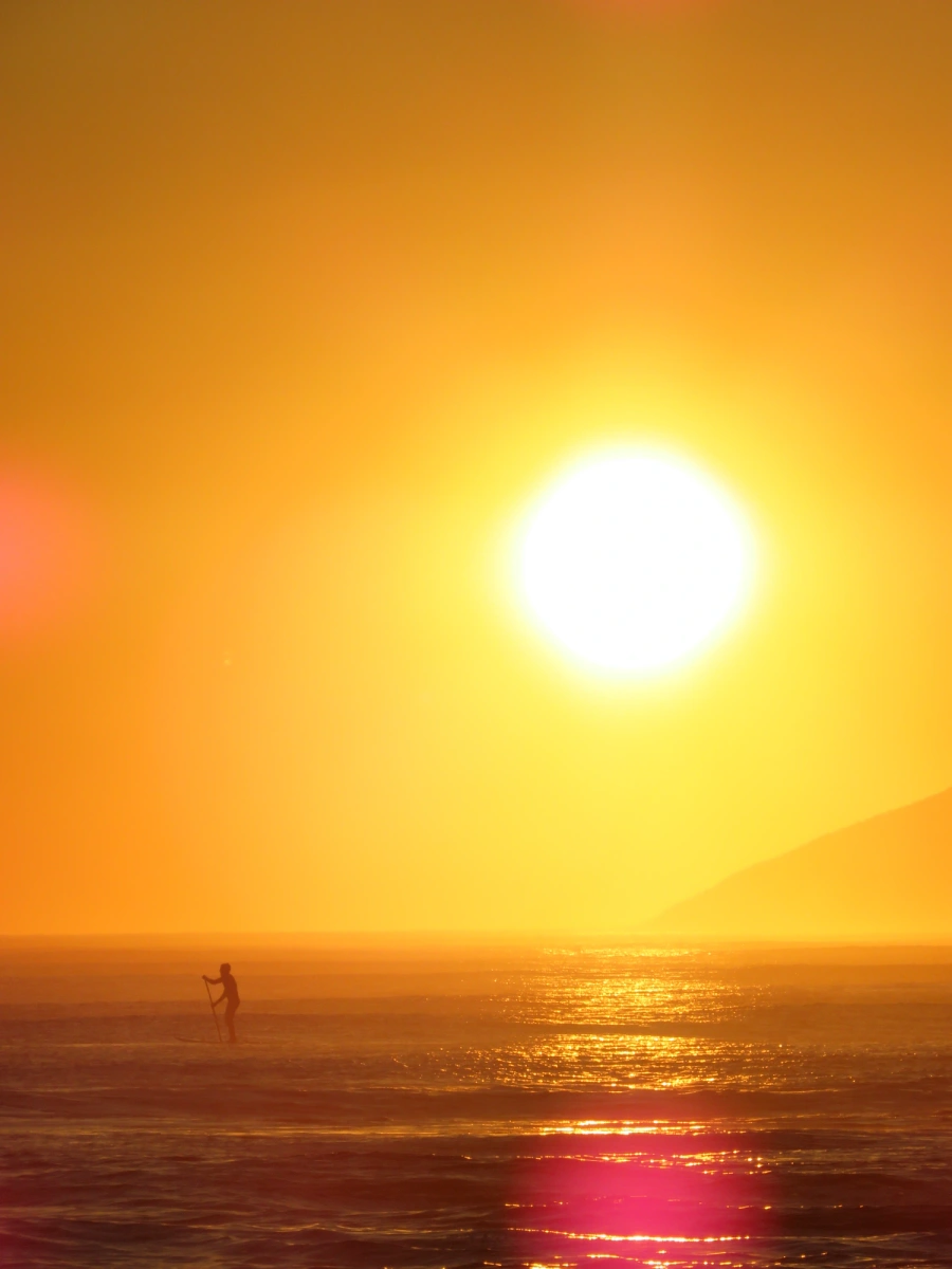 Pôr do sol em Maresias, 26 de novembro de 2021