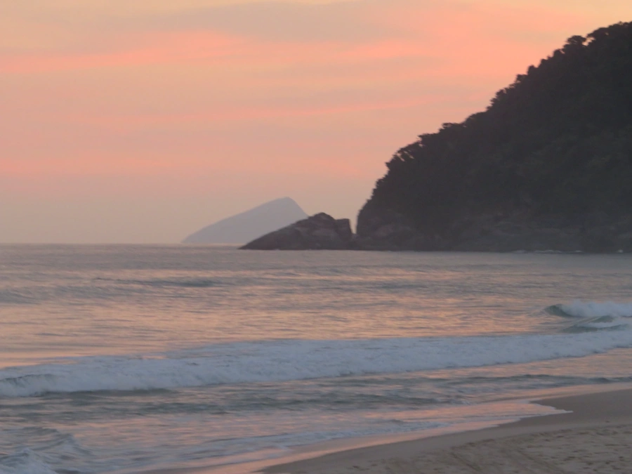 Pôr do sol em Maresias, 4 de maio de 2021