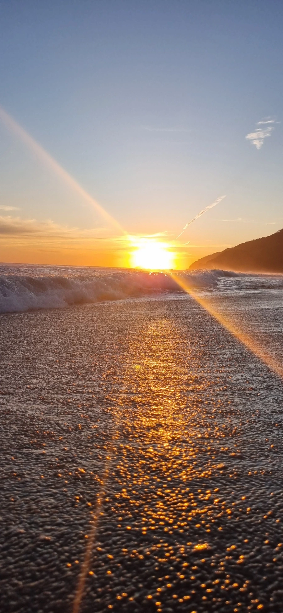 Pôr do sol em Maresias, 26 de janeiro de 2023