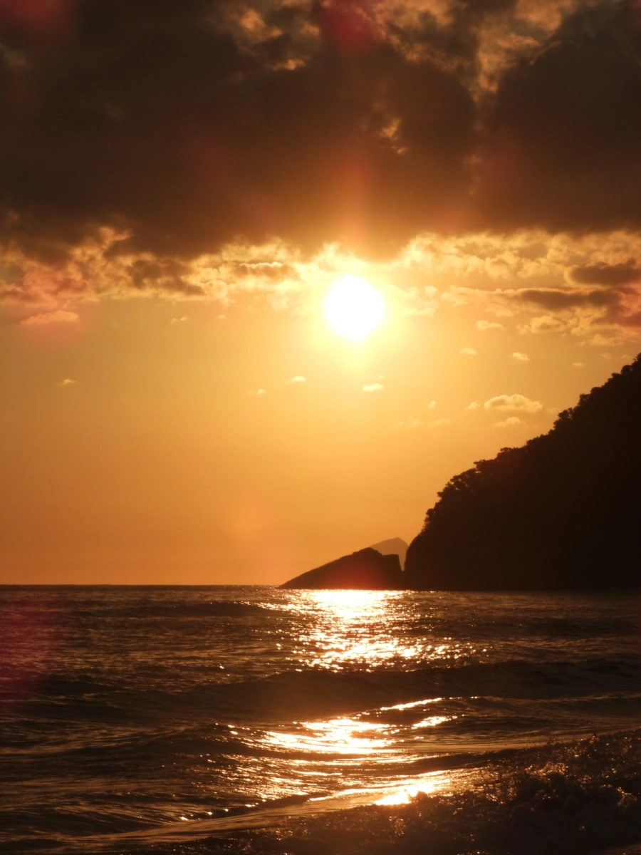 Pôr do sol em Maresias, 30 de novembro de 2023