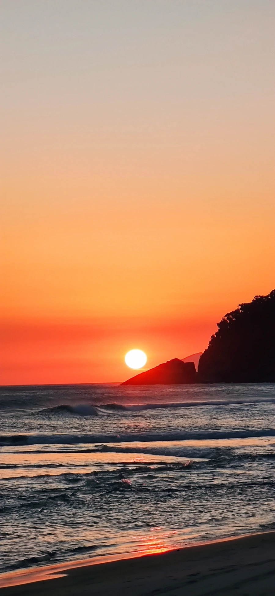 Pôr do sol em Maresias, 25 de novembro de 2020