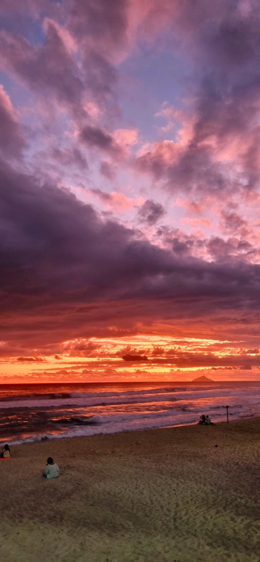 Pôr do sol em Maresias, 25 de outubro de 2022
