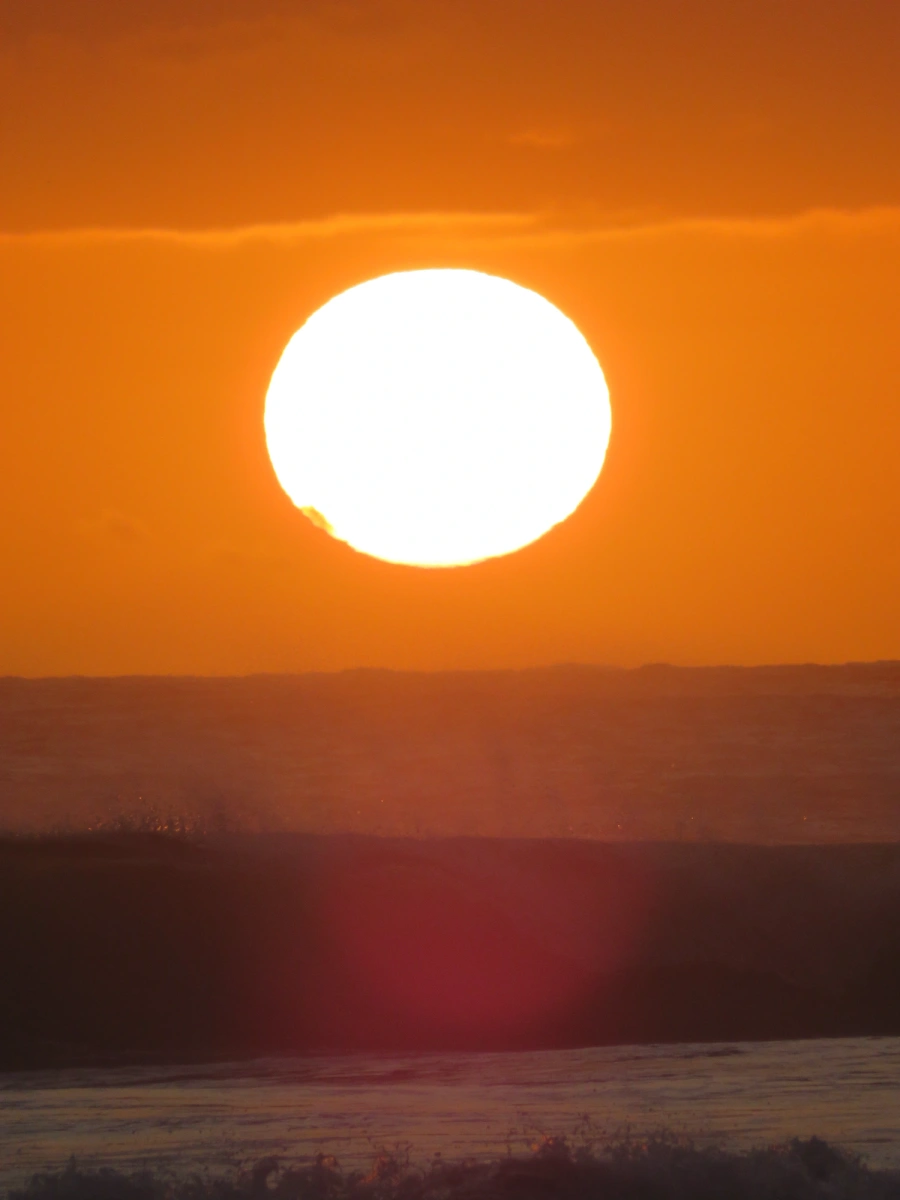 Pôr do sol em Maresias, 25 de dezembro de 2021