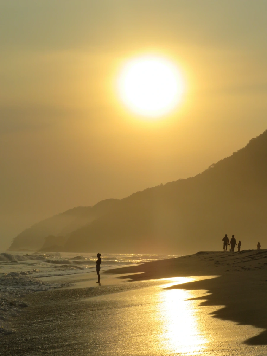 Pôr do sol em Maresias, 20 de outubro de 2022