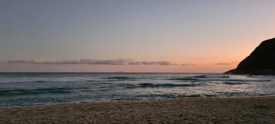 Pôr do sol em Maresias, 3 de agosto de 2020