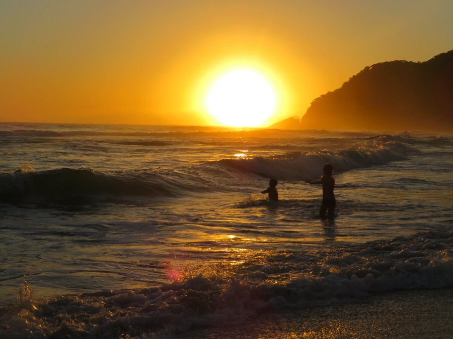 Pôr do sol em Maresias, 9 de dezembro de 2021