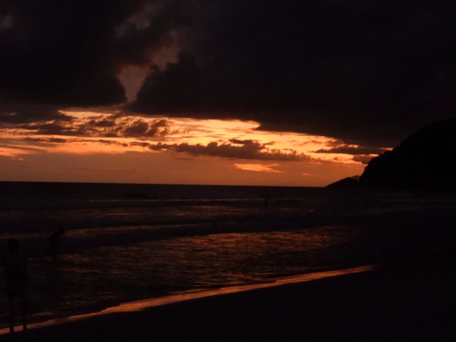 Pôr do sol em Maresias, 11 de janeiro de 2025