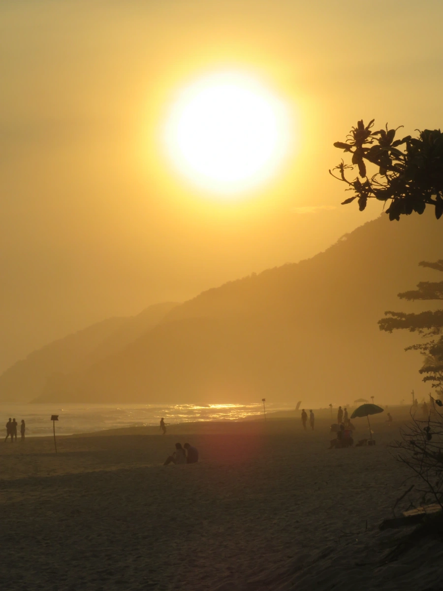 Pôr do sol em Maresias, 20 de outubro de 2022