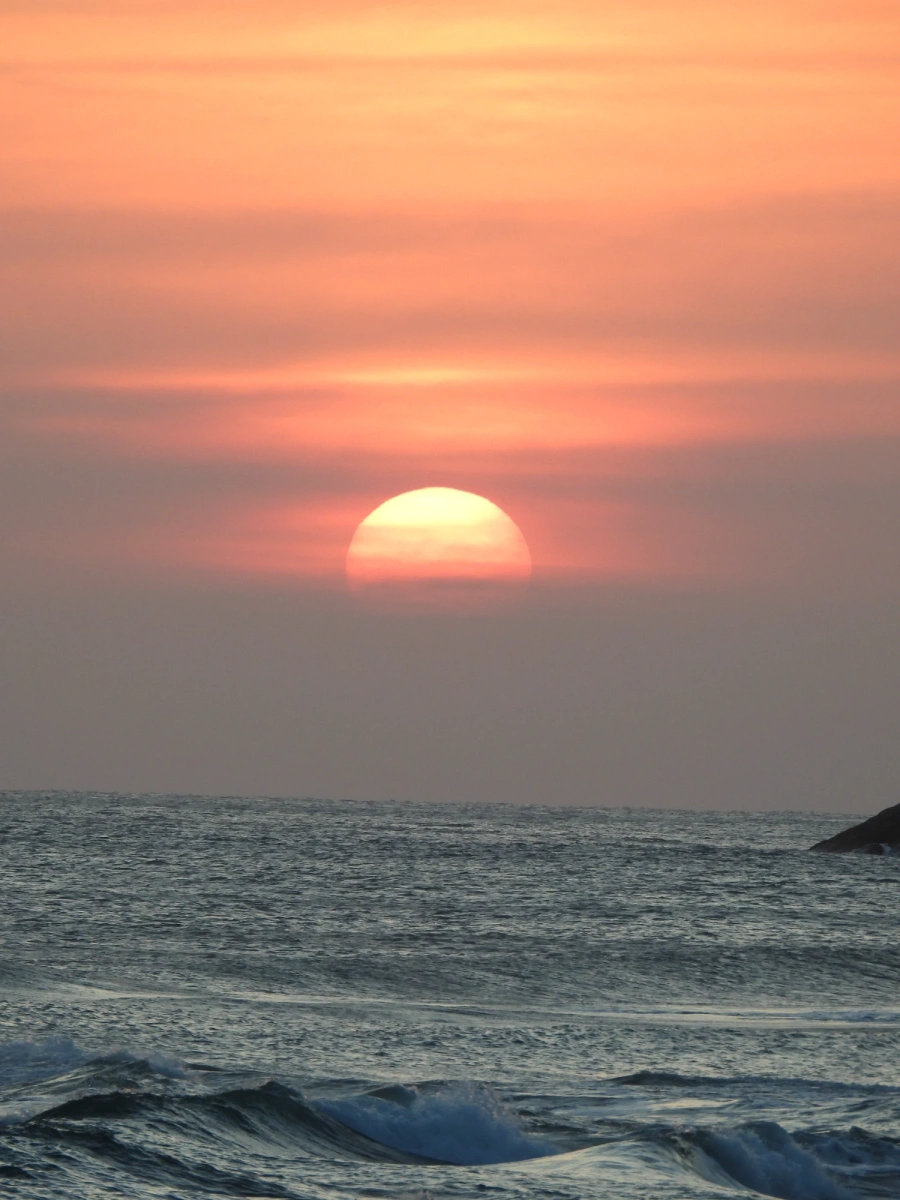 Pôr do sol em Maresias, 13 de dezembro de 2023