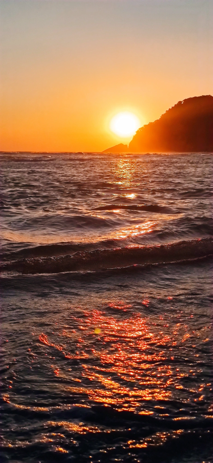 Pôr do sol em Maresias, 25 de novembro de 2020
