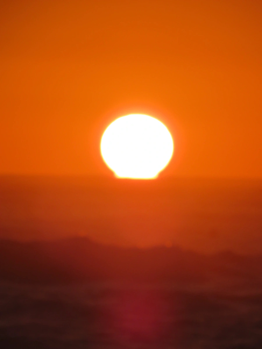 Pôr do sol em Maresias, 10 de dezembro de 2021
