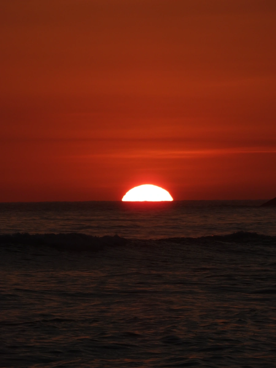 Pôr do sol em Maresias, 30 de novembro de 2023