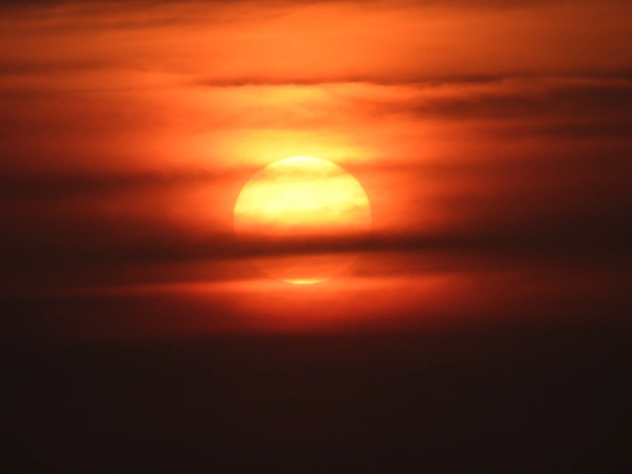 Pôr do sol em Maresias, 13 de dezembro de 2023