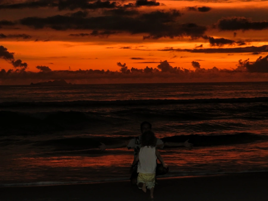 Pôr do sol em Maresias, 2 de fevereiro de 2022