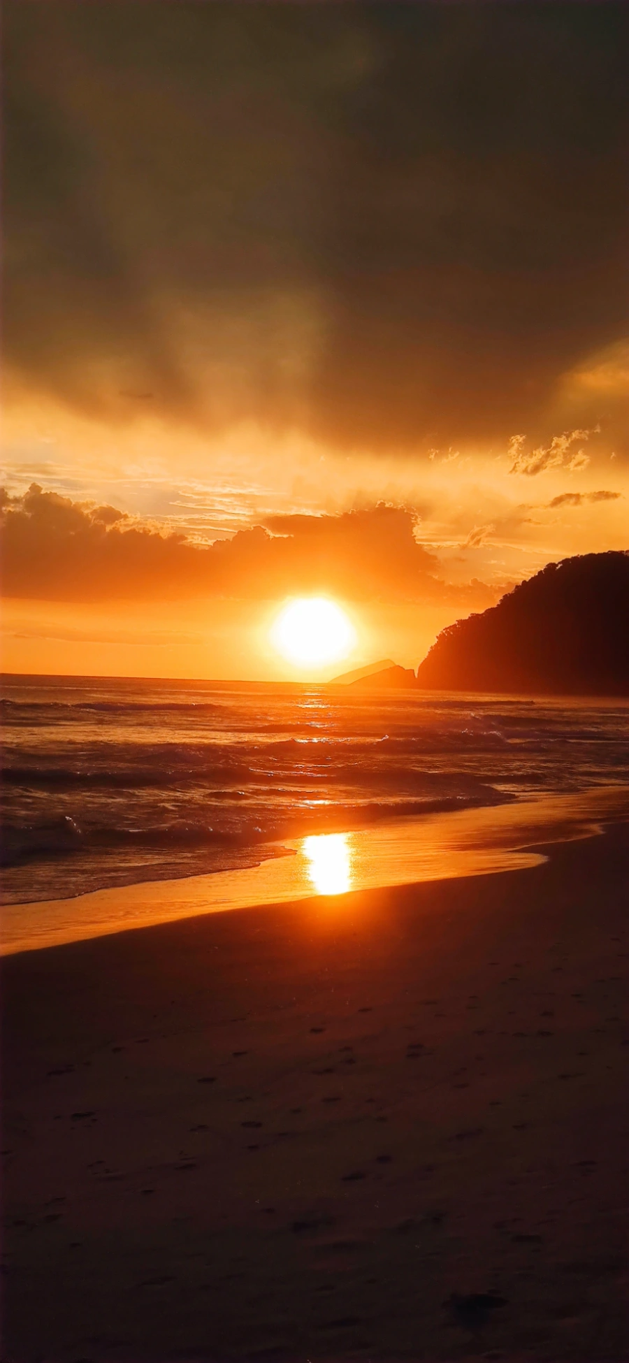 Pôr do sol em Maresias, 30 de novembro de 2021