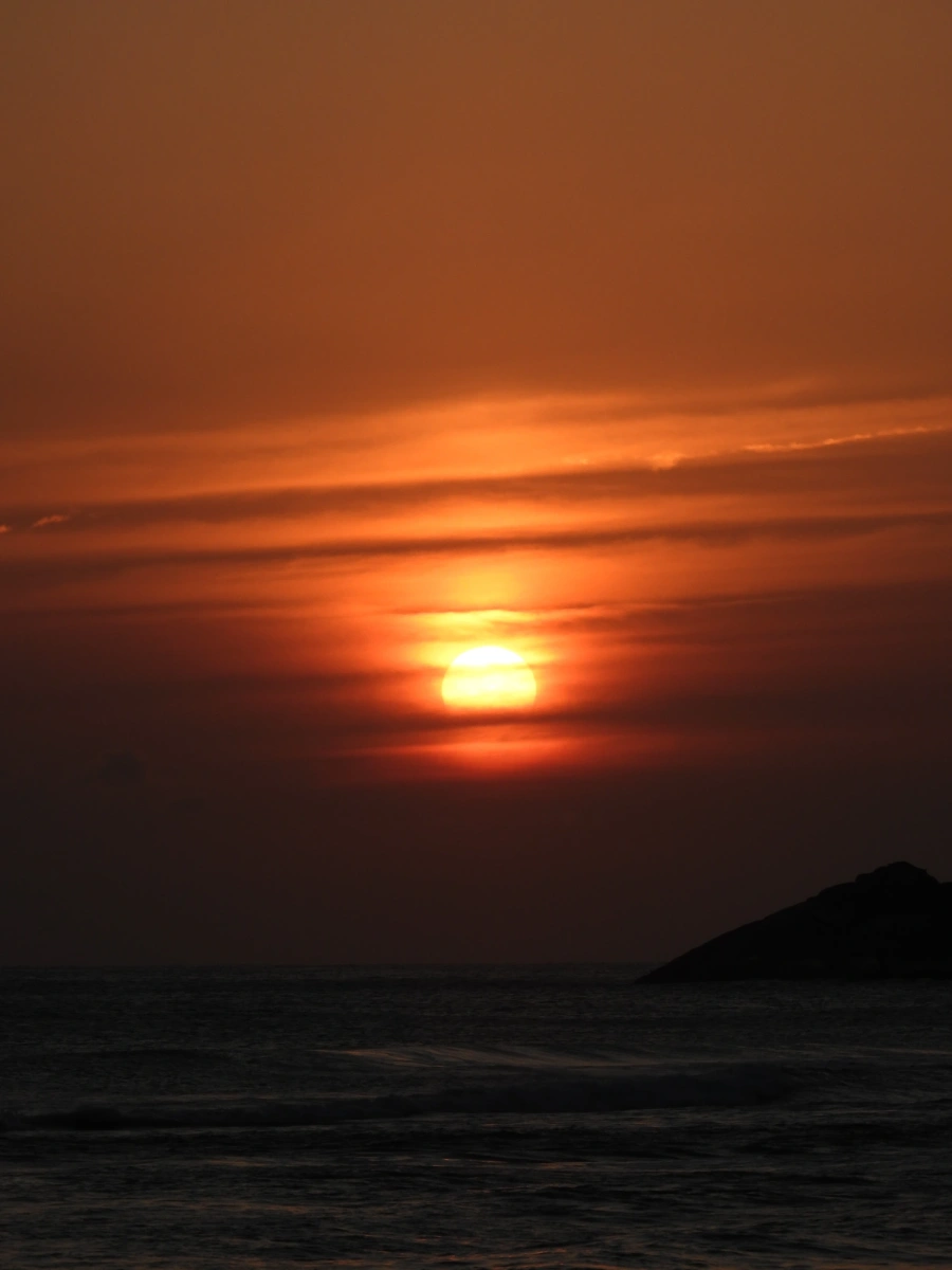 Pôr do sol em Maresias, 13 de dezembro de 2023