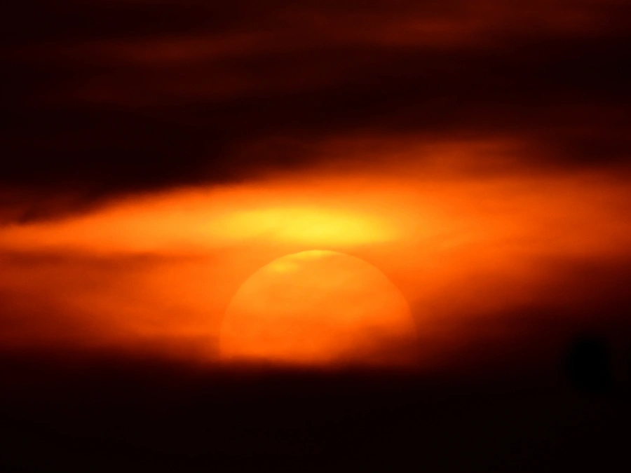 Pôr do sol em Maresias, 11 de novembro de 2023