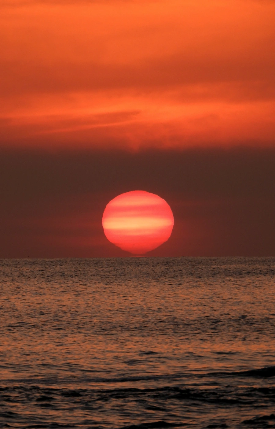 Pôr do sol em Maresias, 14 de dezembro de 2023