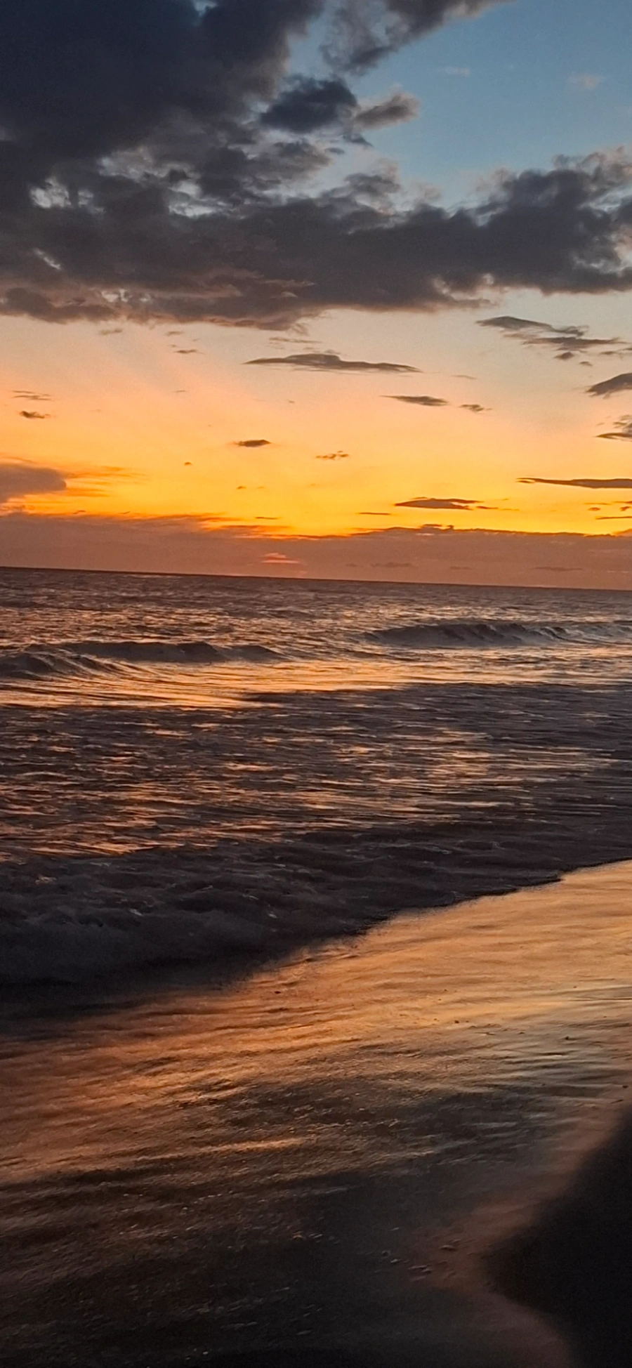 Pôr do sol em Maresias, 18 de janeiro de 2026