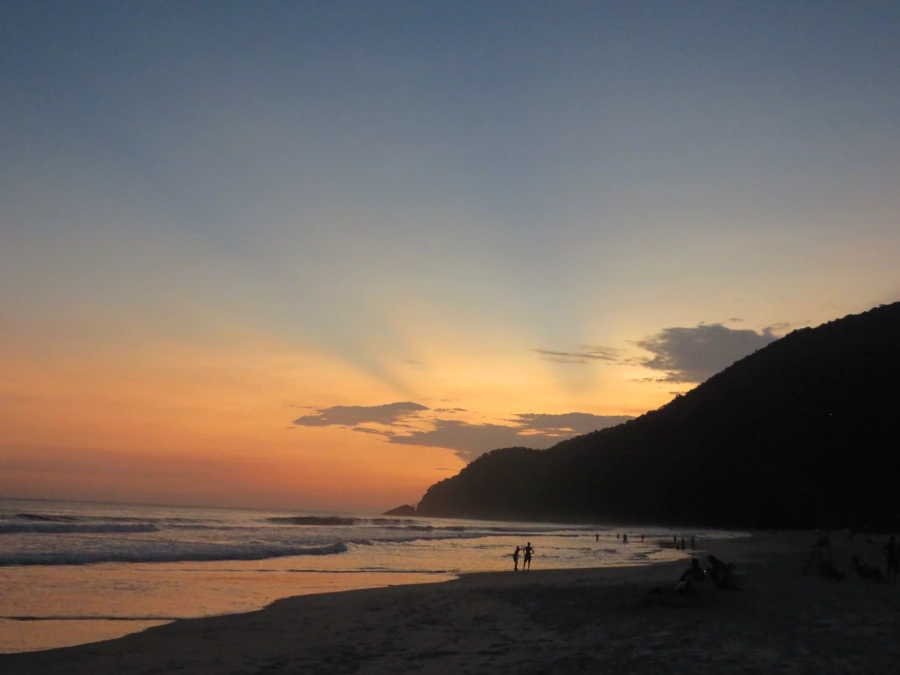 Pôr do sol em Maresias, 6 de março de 2022